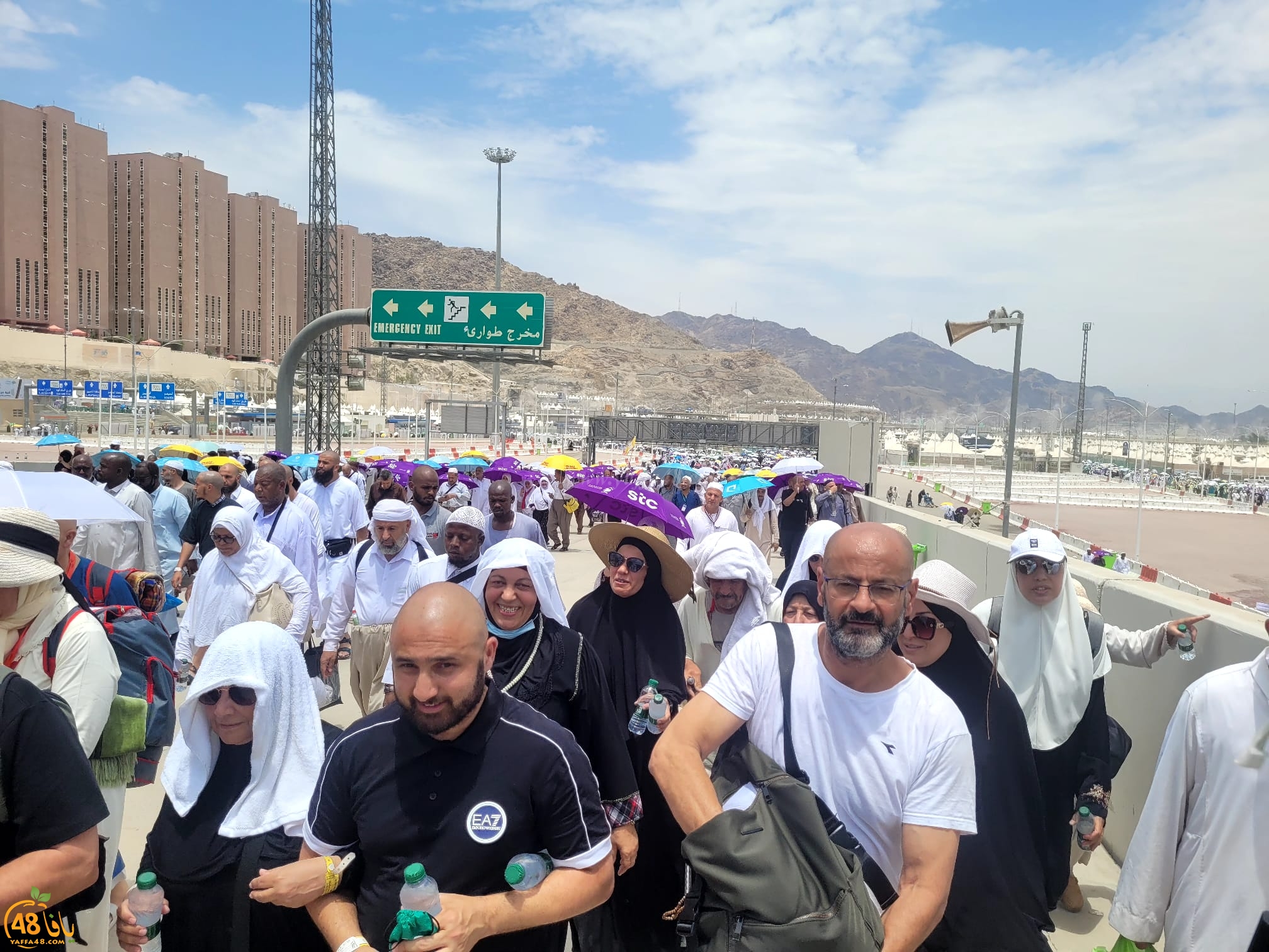  صور: حجاج يافا ينتهون من أداء مناسك الحج ويستعدون للمغادرة